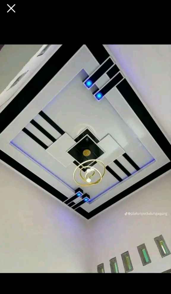 Plafon Pvc Motif Kayu Muda